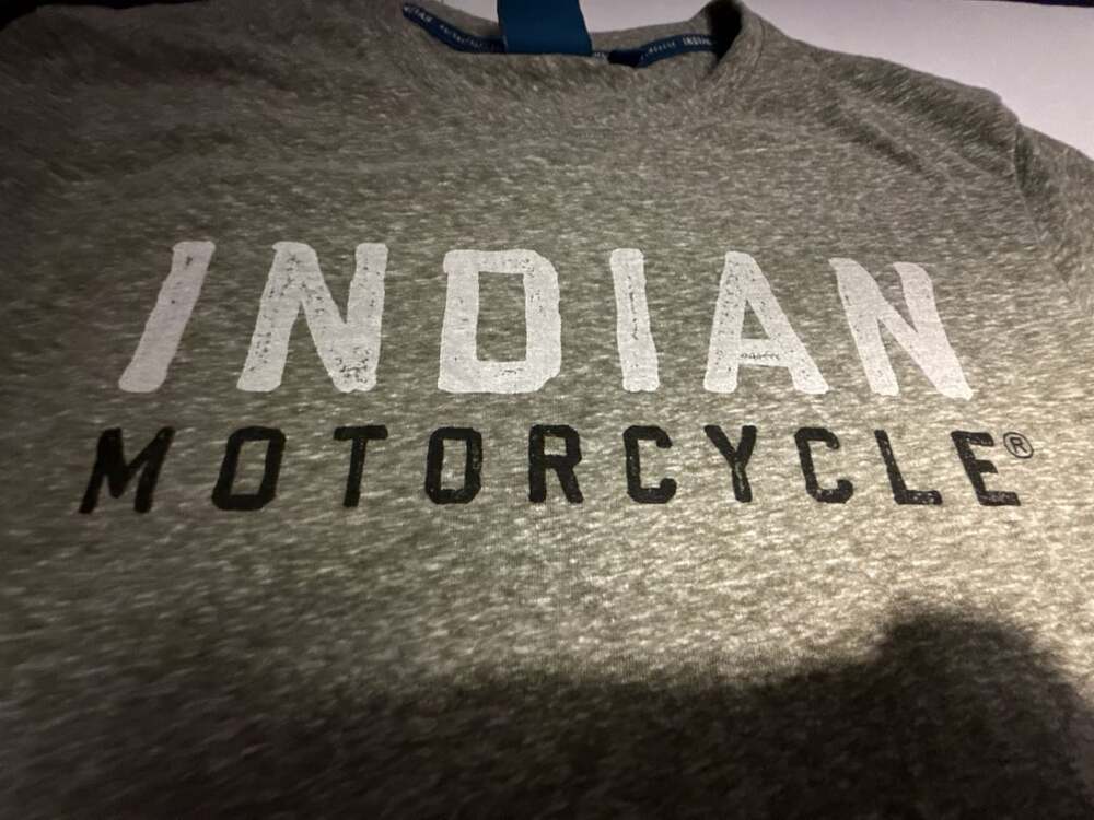 Indian Motorcycle Logo T-Shirt Gray Heather